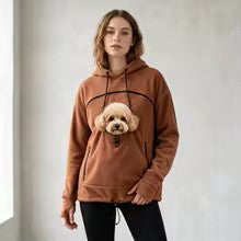 Cozy Handmade Pet Hoodie Carrier