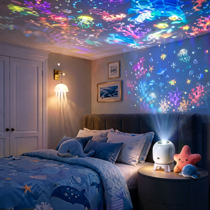 360° Rotating Ocean Projector Lamp