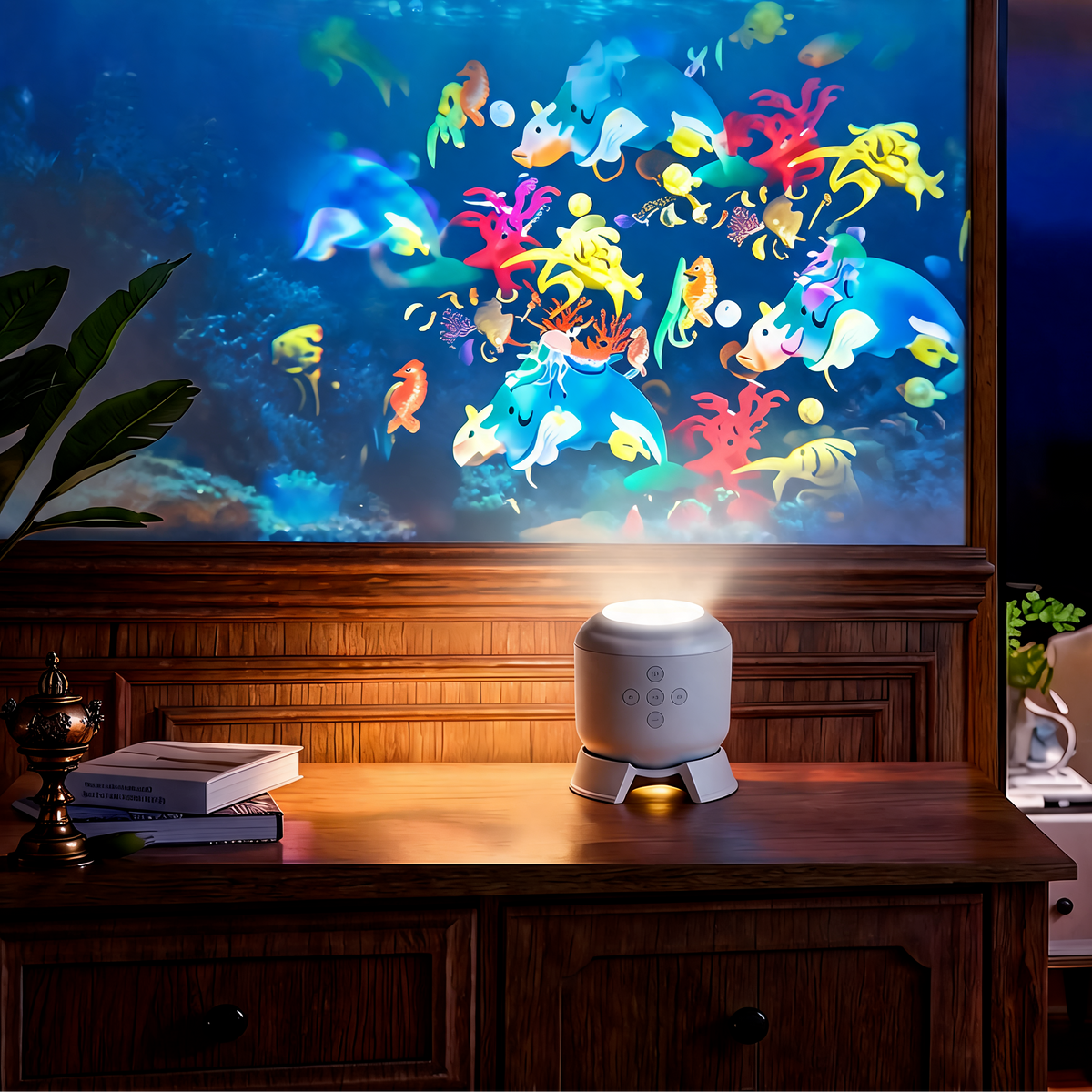360° Rotating Ocean Projector Lamp